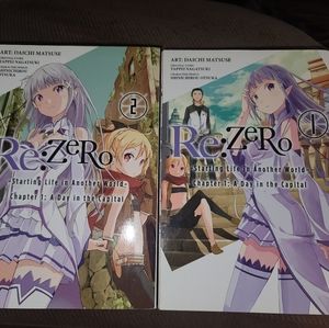 Re:zero 1 and 2 Mangas